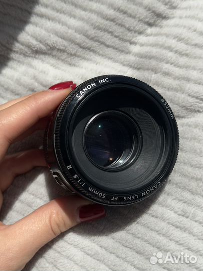 Объектив canon ef 50 mm f 1.8