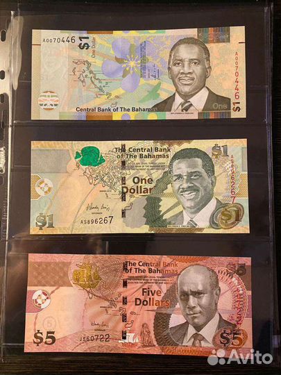 Банкноты весь мир набор 1