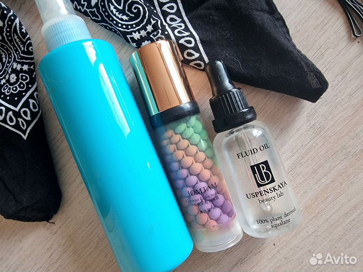 Материалы для волос, косметика пакетом