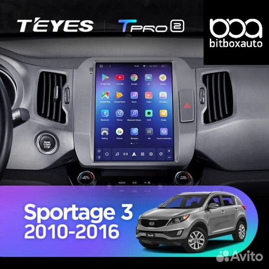Tesla style Teyes tpro 2 4/64 Kia Sportage 3 SL
