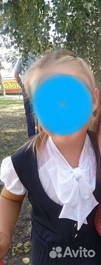 Форма школьная (блузка) рр 128