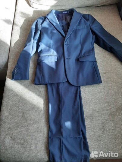 Школьная форма синего цвета на мальчика 7-8 лет