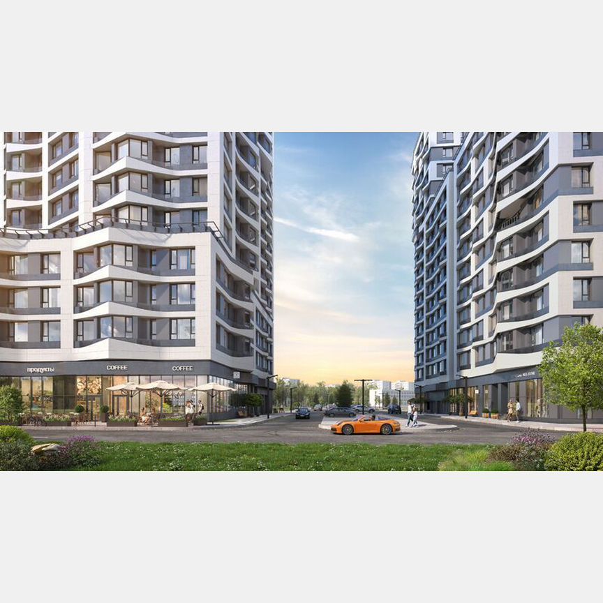 1-к. квартира, 43,9 м², 12/27 эт.