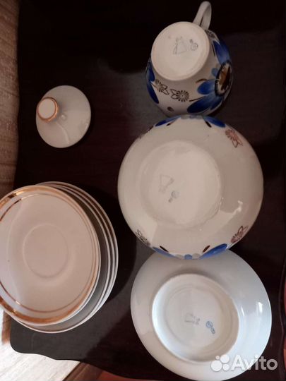 Чайный сервиз СССР винтаж