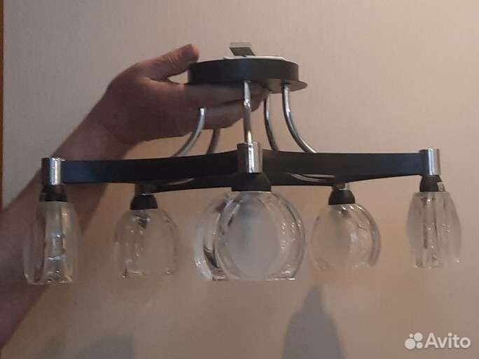 Люстра потолочная италия бу