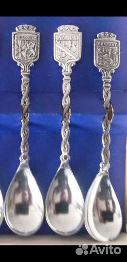 Подарочный винтажный набор чайных ложек. Европа 60