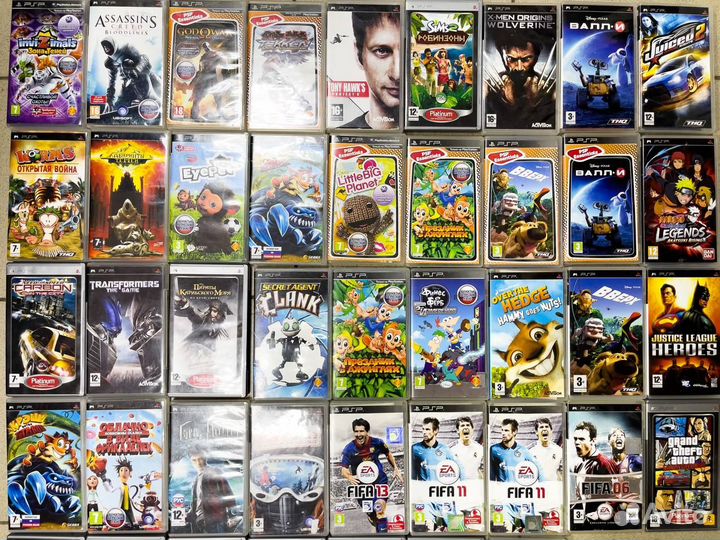 Игры для PSP Sony Диски UMD Много в наличии