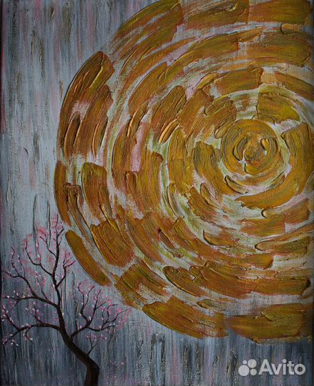 Интерьерная фактурная картина 40х50