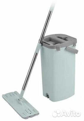 Набор для уборки швабра+ведро с отжимом