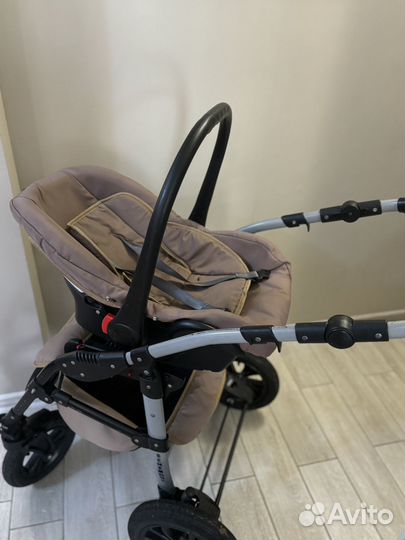 Коляска 3 в 1 бу + кроватка для ребенка с матрасом