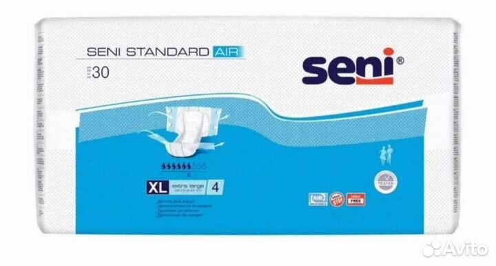 Памперсы для взрослых seni xl 4