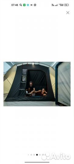 Палатка для кемпинга Decathlon Air 6.3 надувная