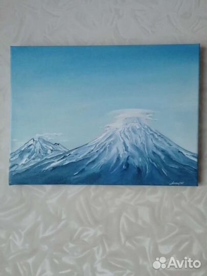 Картины, на подрамнике и холсте. Торцы прокрашены