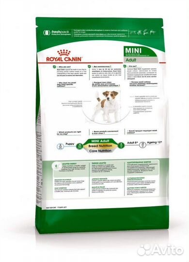 Корм для собак royal canin mini adult Роял Канин
