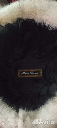 Шапка норковая женская