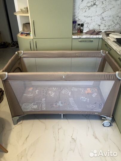 Детская кроватка манеж складная