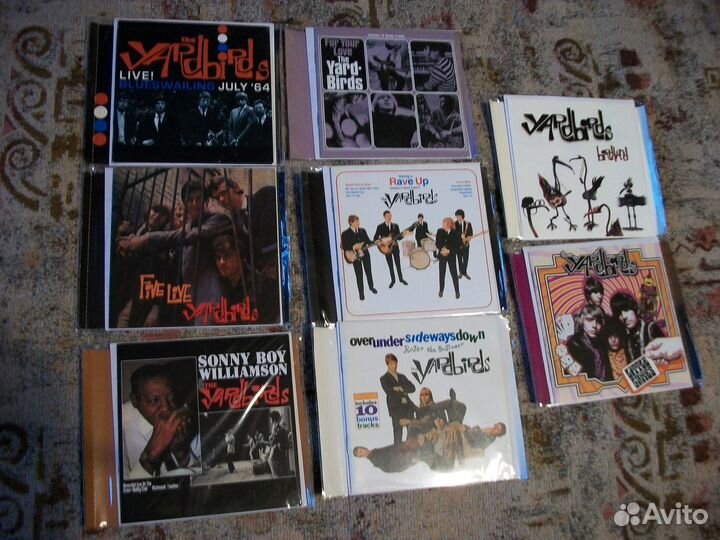 Музыка на CD дисках, рок, блюз, хард