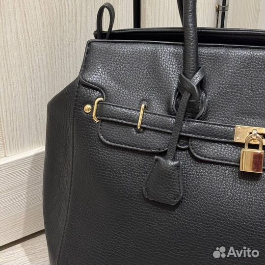 Большая сумка черного цвета Paolo Bags