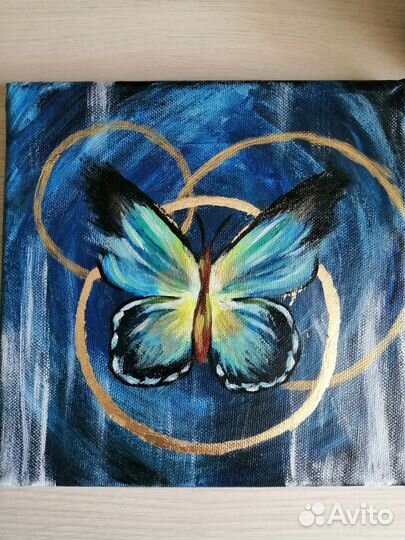 Интерьерная картина акрилом 