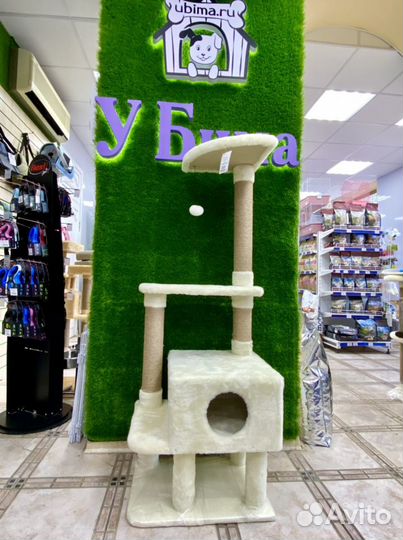 Когтеточки, лежанки и домики для кошек и собак