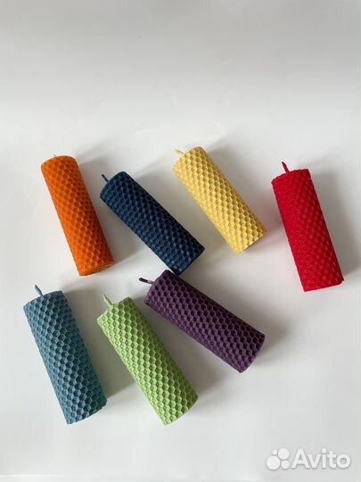 Чакровые свечи из вощины