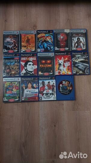 Лицензионные игры ps2