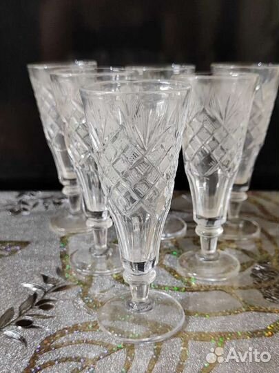 Хрустальные рюмки СССР