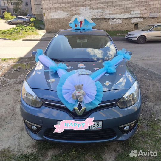 Украшения на машину на выписку