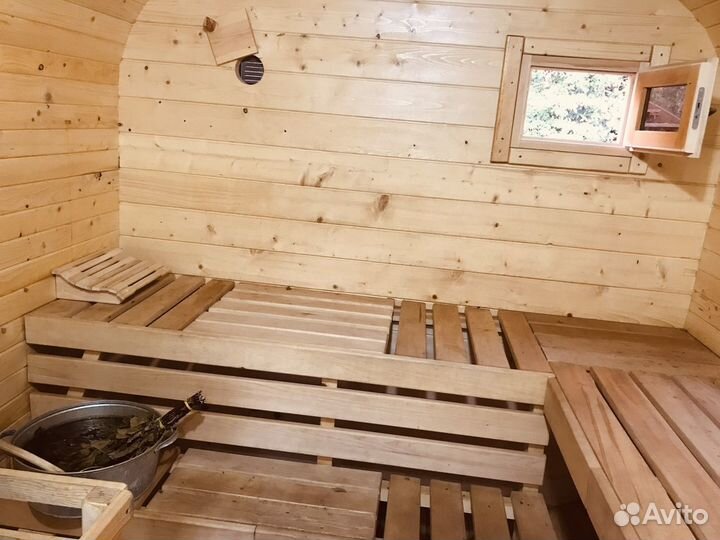 Русская баня на дровах