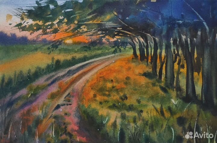 Картина акварелью