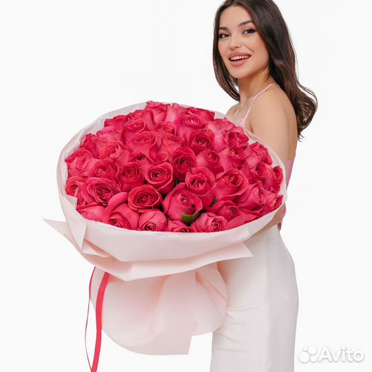 101 роза 51 роза 35 25 букет роз цветы доставка
