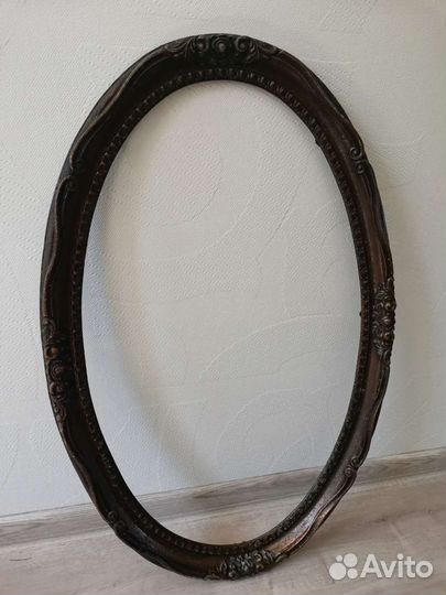 Рамка для зеркала винтажная металлическая 76*49см