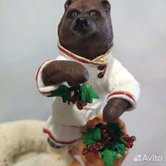 Ватная игрушка на ëлочку