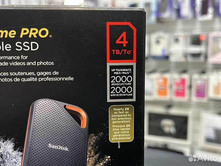 Новый SSD SanDisk Extreme 4TB Pro