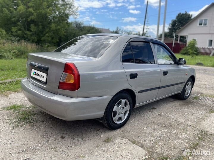 Hyundai Accent 1.5 МТ, 2008, 146 800 км