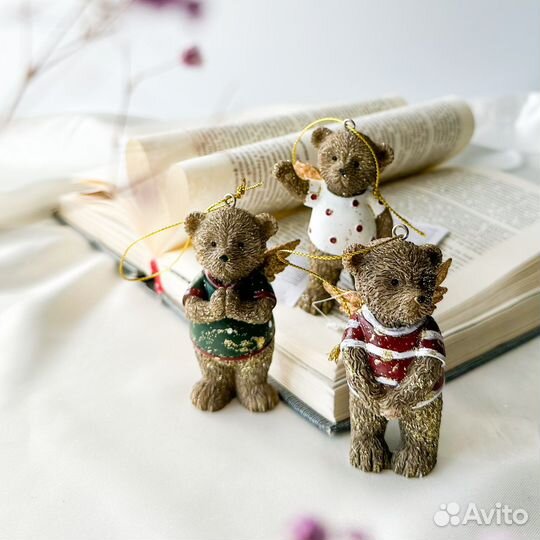 Елочные игрушки Мишки