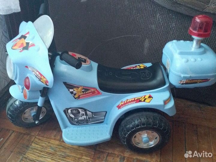 Детский мотоцикл на аккумуляторе бу