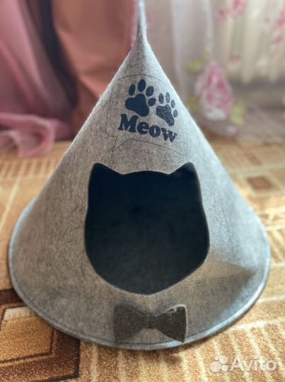 Войлочный домик для кота
