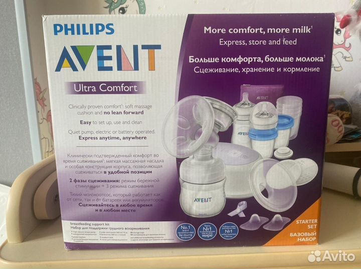 Молокоотсос электрический avent