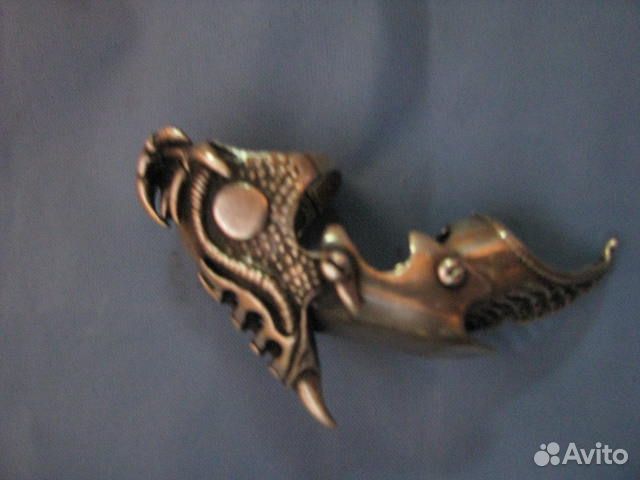 Перстень коготь серебряный