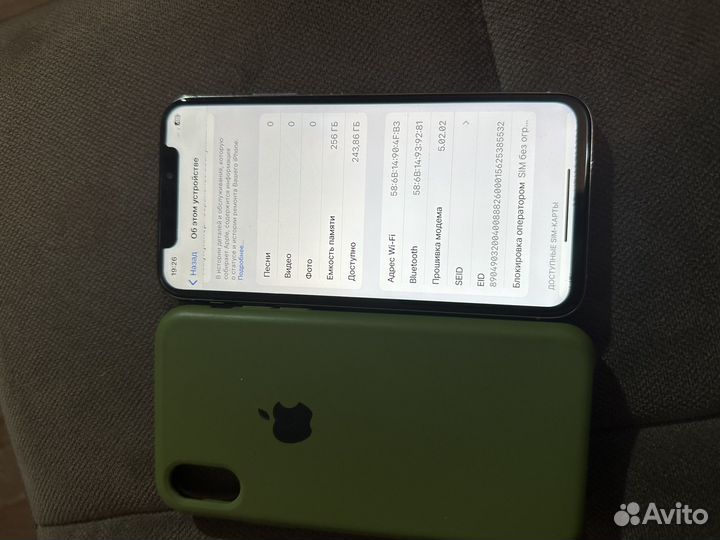 Телефон iPhone xs 256 gb