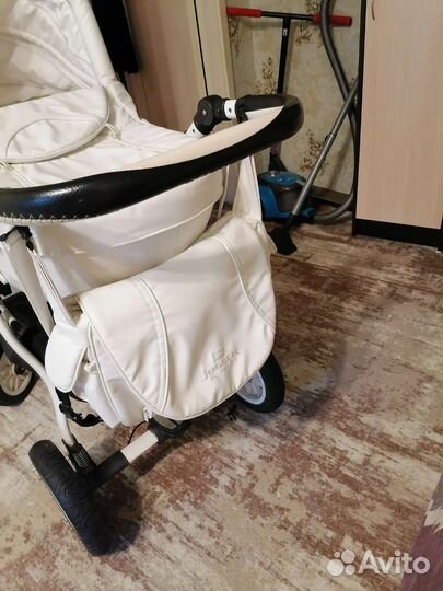 Коляска 2 в 1 adamex экокожа