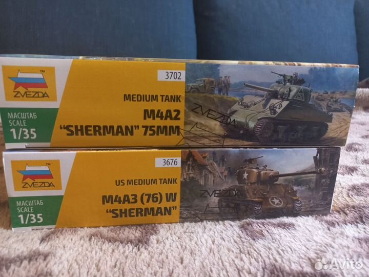 Сборная модель танка M4 Шерман 1/35