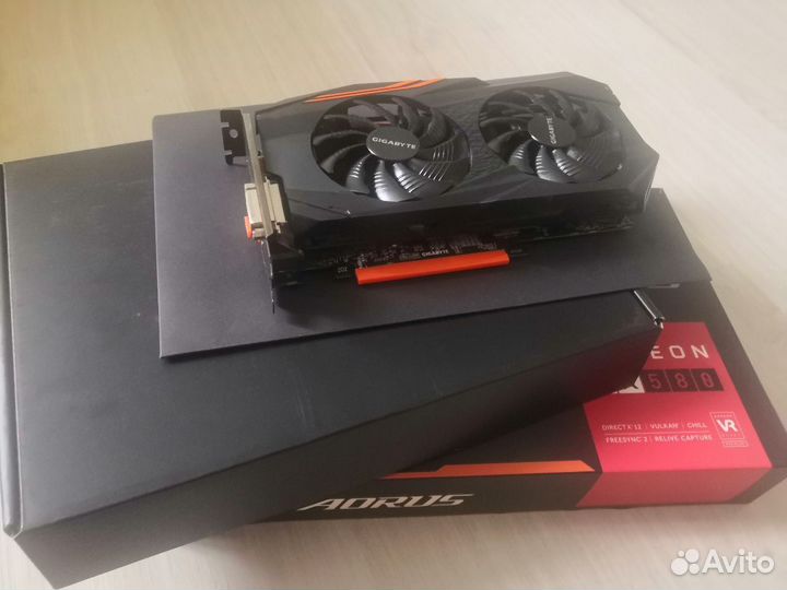 Видеокарта rx580 8gb