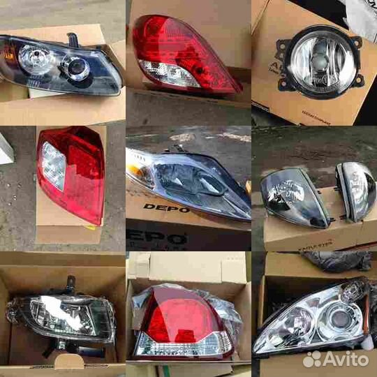 Фара правая С мотором для skoda octavia (2009-2023