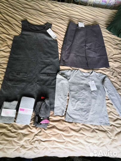 Школьная серая форма 8-10 лет новая для девочки