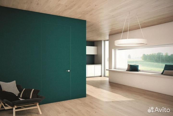 Двери межкомнатные скрытые под покраску, отделку