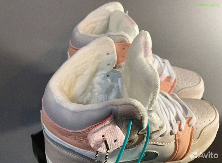 Кроссовки Nike Air Jordan тёплые (Арт.48204)