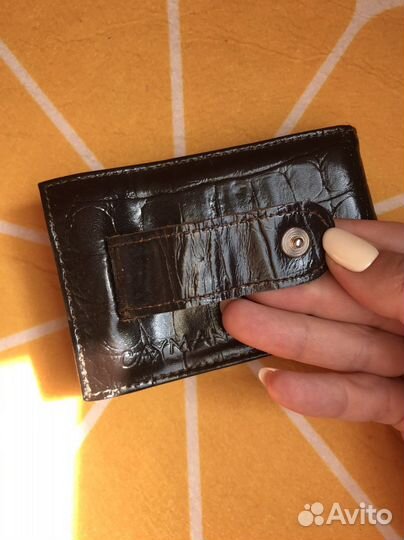 Кардхолдер кожаный