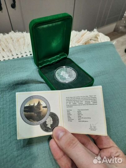 Серебряная монета 1 доллар Ниуэ